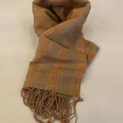 DEKIブータン産ストール23064Wild silk（野蚕） 70% COTTON 30%